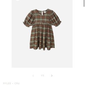 Rylee + Cru Plaid Kids Jolene Dress